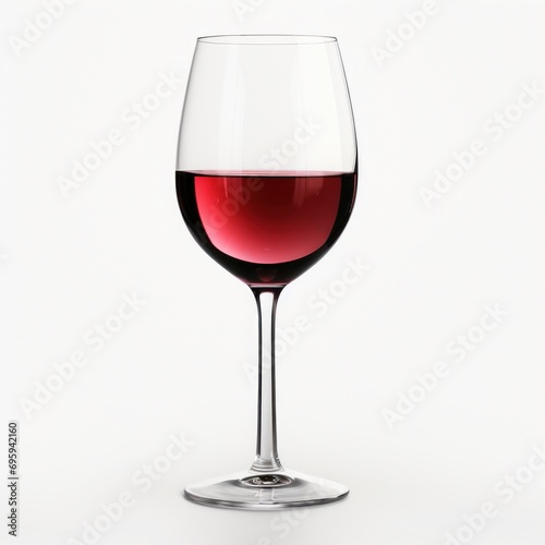 wine glass isolated on white