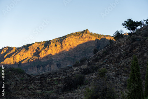 autumn in the mountains canary island
