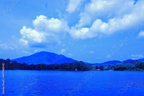 lake and mountains
