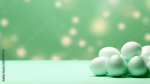 white easter eggs
