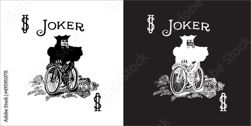 Illustration vector graphics of joker icon