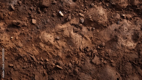 Earth Soil Texture Close-Up