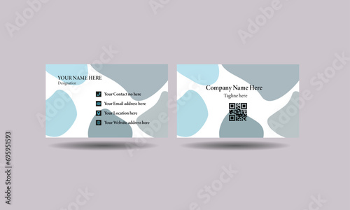 Double Sided Business card template design.