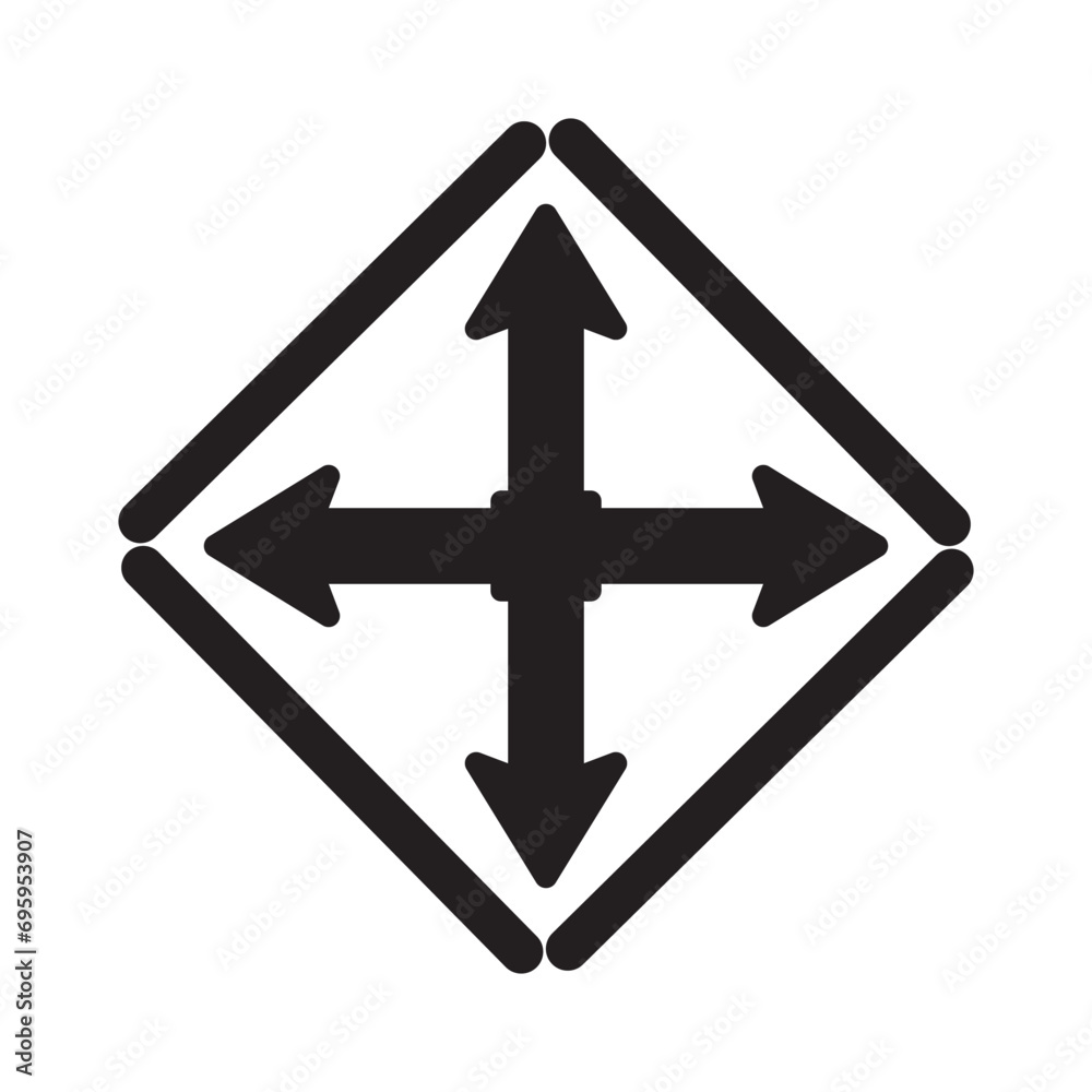 four arrow icon design vector isolated four arrow icon design vector isolated