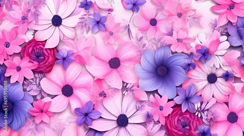 Floral Love Mother's Day Background © selentaori