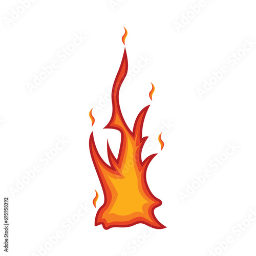 illustration of fire