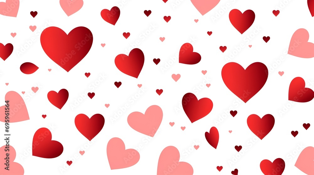 Simple Valentine's Day Clipart Collection - obrazy, fototapety, plakaty 