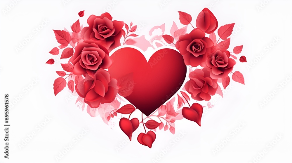 Simple Valentine's Day Clipart Illustration