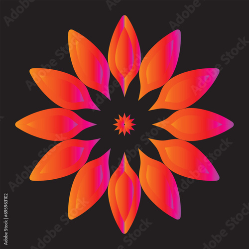 Beautiful decoration ornament mandala design
