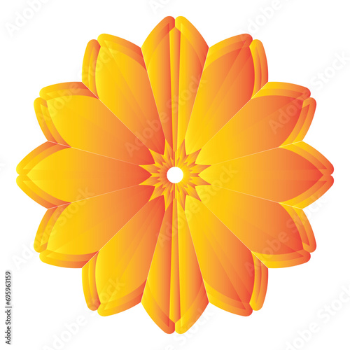 Beautiful decoration ornament mandala design