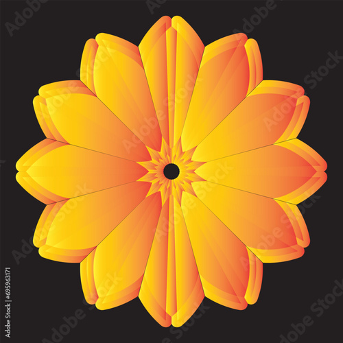 Beautiful decoration ornament mandala design