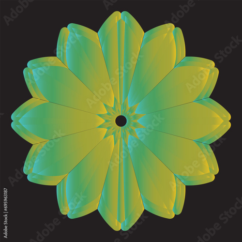 Beautiful decoration ornament mandala design