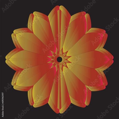 Beautiful decoration ornament mandala design