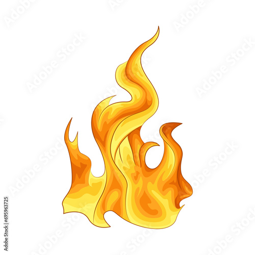 illustration of fire 