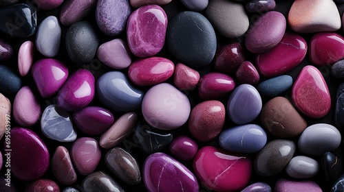 Stones Painted Purple Natural Texture Small, Background Image, Background For Banner, HD © ACE STEEL D