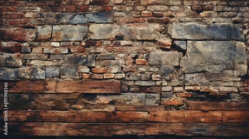 Vintage Rough Brick Wall Texture Textured, Background Image, Background For Banner, HD