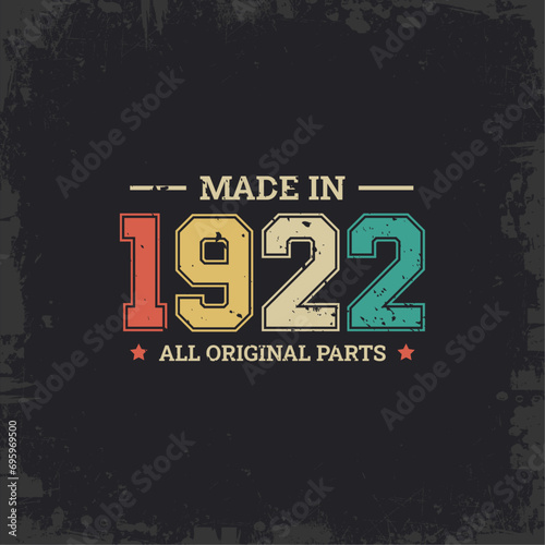 Made in 1922 All Original Parts