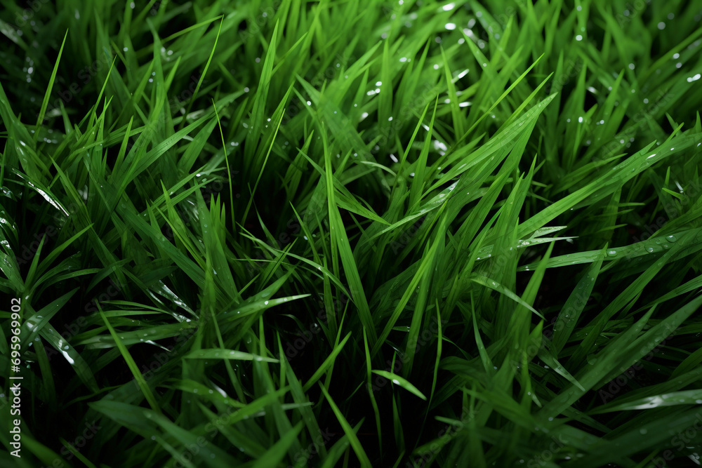 Green grass lawn close-up Green grass lawn close-up