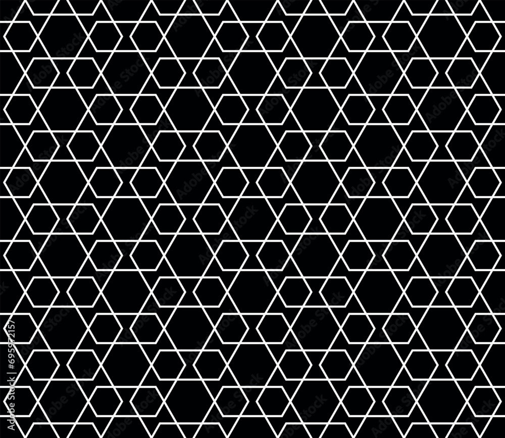 The geometric pattern with lines. Seamless vector background. White and black texture. Graphic modern pattern. Simple lattice graphic design The geometric pattern with lines. Seamless vector background. White and black texture. Graphic modern pattern. Simple lattice graphic design
