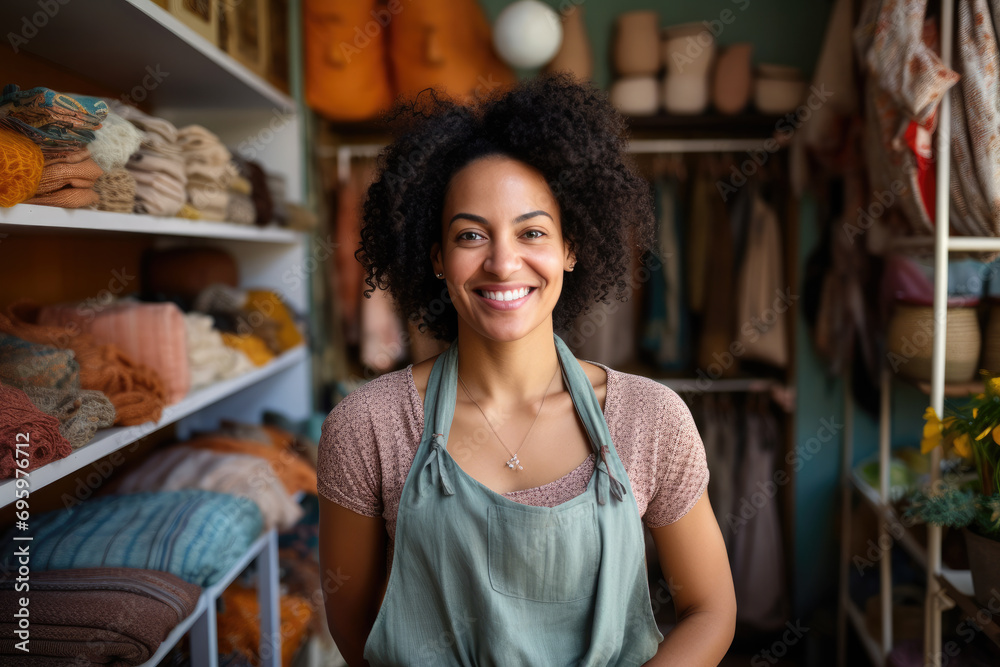 Ethnic Small Business Owner Thriving