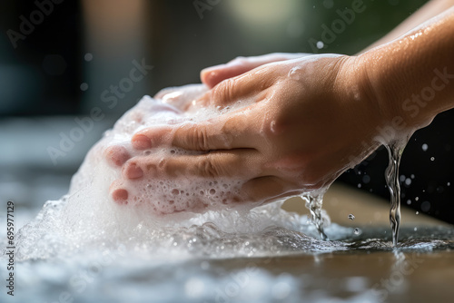 Germ-Free Zone. The Importance of Thorough Handwashing