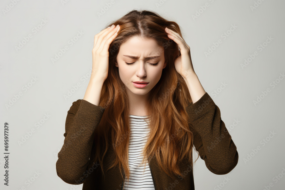 Woman with a Headache Woman with a Headache