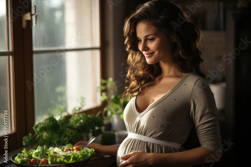 Homemade Salad Creation for Maternity