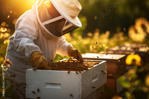 The Beekeeper's World - Tending to Honeybees in the Apiary