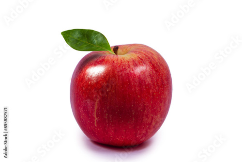 A fresh apple isolated on white background