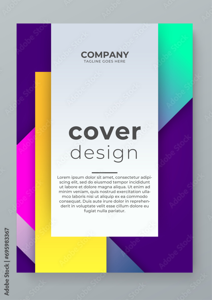 Colorful colourful vector abstract geometric shapes cover design. Creative templates for report, corporate, ads, branding, banner, cover, label, poster, sales