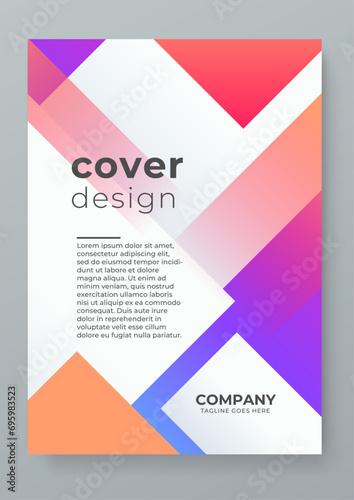 Colorful colourful vector abstract shapes cover design. Creative templates for report, corporate, ads, branding, banner, cover, label, poster, sales