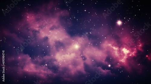 Starry galaxy exploration. An abstract and colorful composition featuring a galaxy, stars, and nebulae in shades of blue and purple, creating a visually captivating and awe-inspiring backdrop © Rabbi