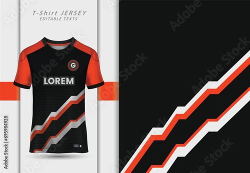 Soccer jersey design for sublimation