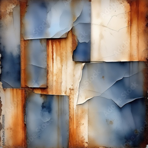 Rusty abstract paper texture