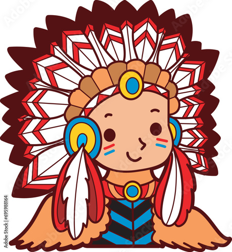 The theme of this icon is American Indian