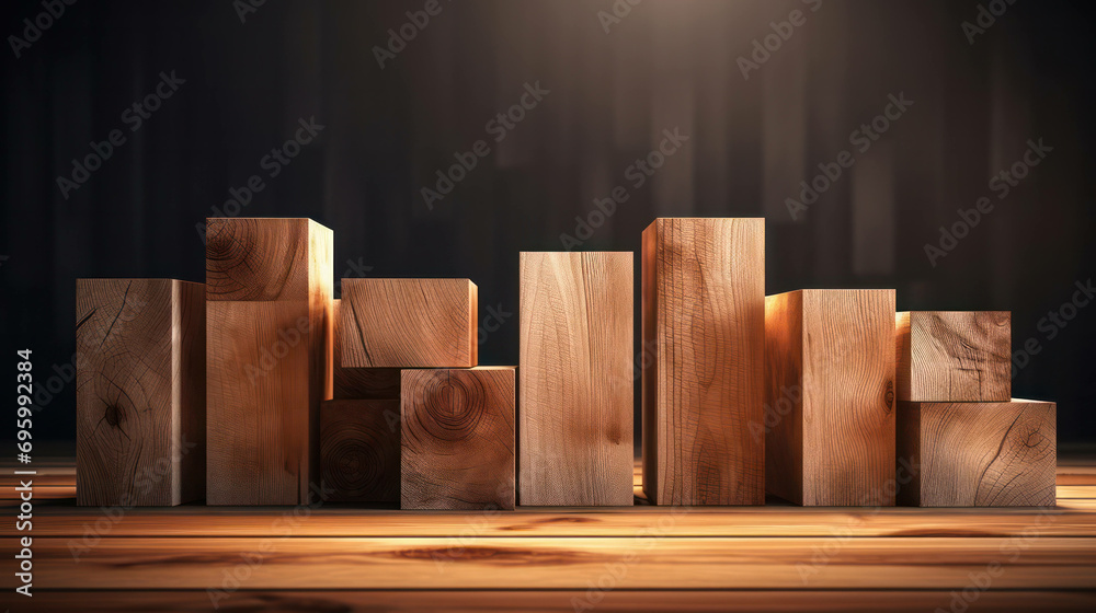 Concept business stack wooden build growth block wood success background hand strategy Concept business stack wooden build growth block wood success background hand strategy