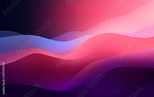Soft Gradient Waves - Abstract Background - 16:10 Aspect Ratio
