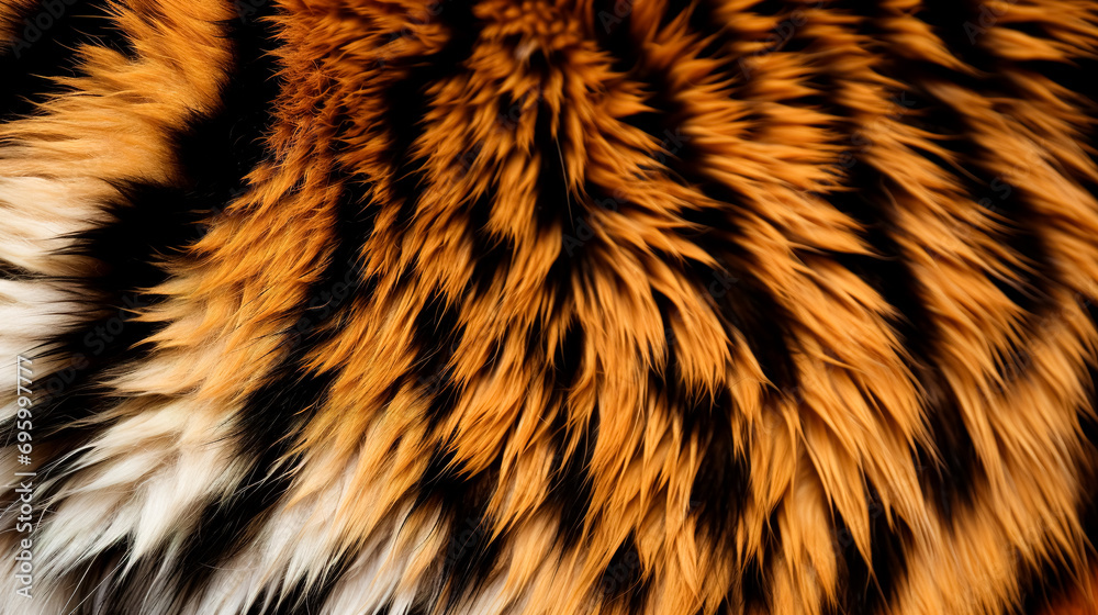 Minimalistic natural background, soft tiger skin close up. Minimalistic natural background, soft tiger skin close up.