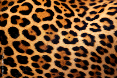 Real leopard skin fur texture for background.