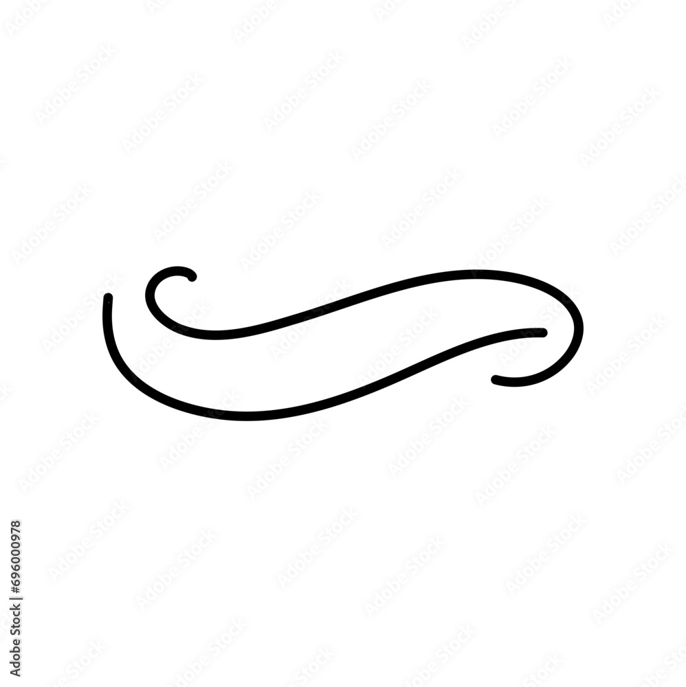 Hand drawn abstract ribbon Hand drawn abstract ribbon