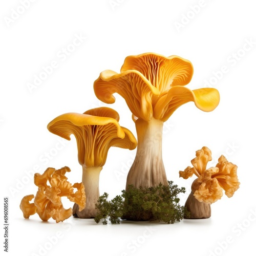 Chanterelle Mushrooms Set