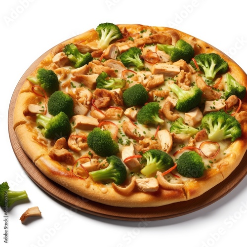 Chicken Pizza w Broccoli