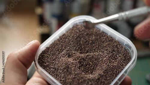 Battlefield Brown Battleground Basing for Miniature Bases and Terrains, painting minis, miniatures for rpg game