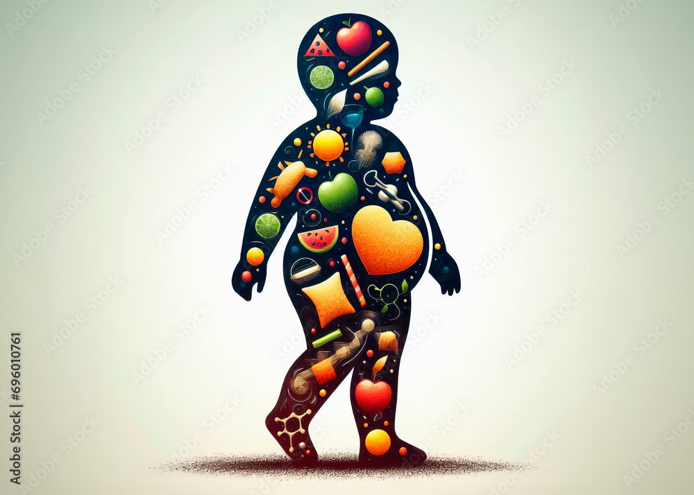 silhouette of a child surrounded by icons of food, technology, science, and entertainment.
silhouette of a child surrounded by icons of food, technology, science, and entertainment.