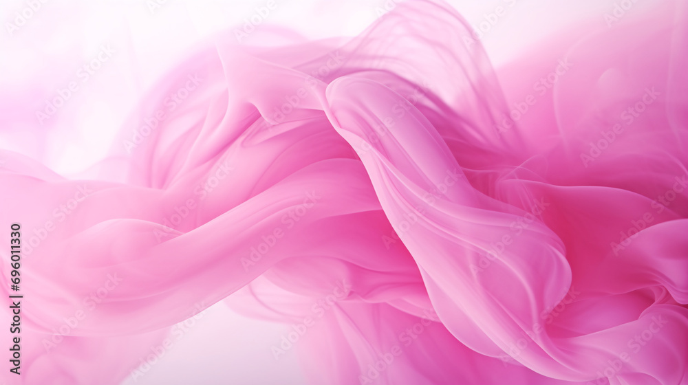 Fototapeta premium Abstract pink steam or smoke cloud, background wallpaper