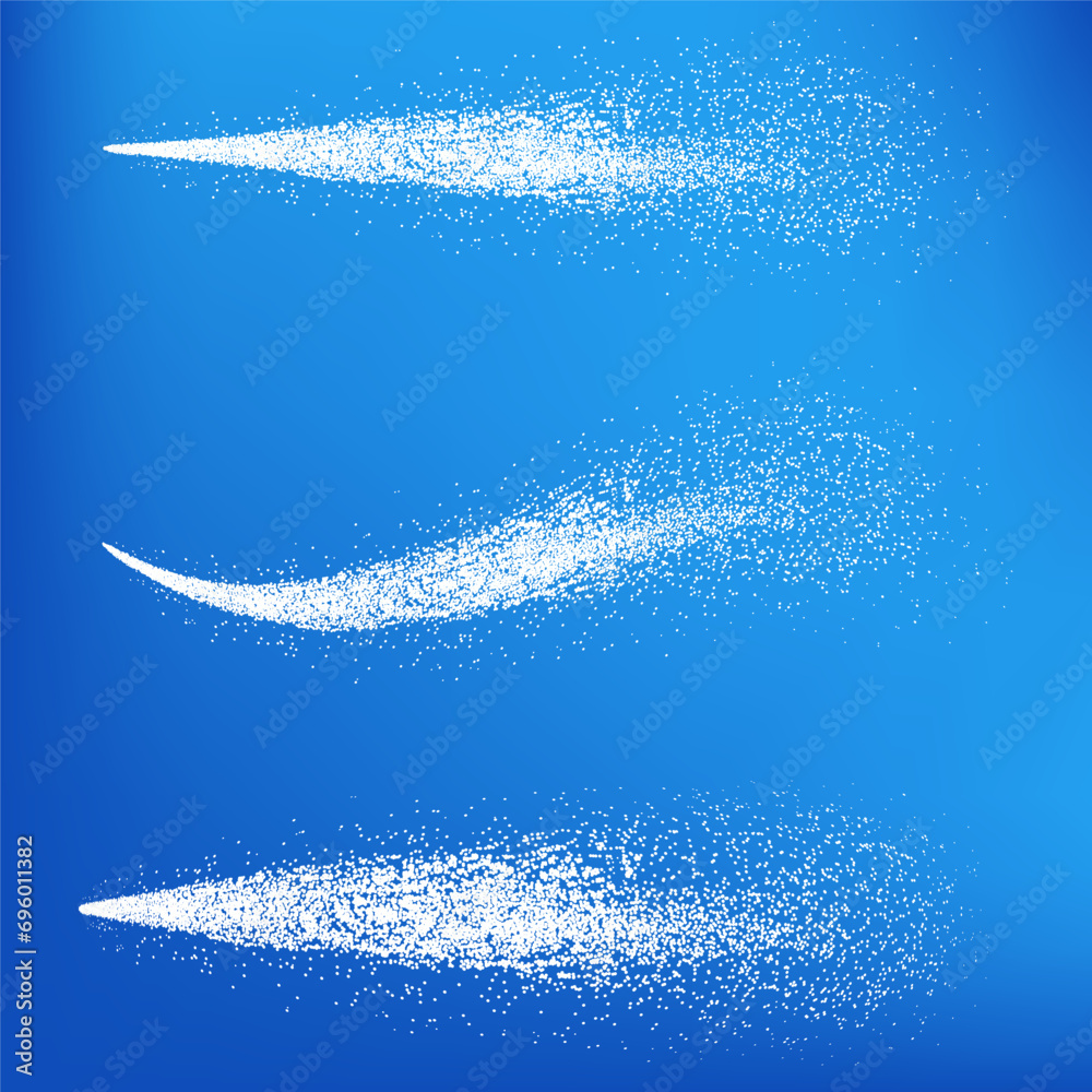 Water spray mist isolated on background. Trigger sprayer effect with