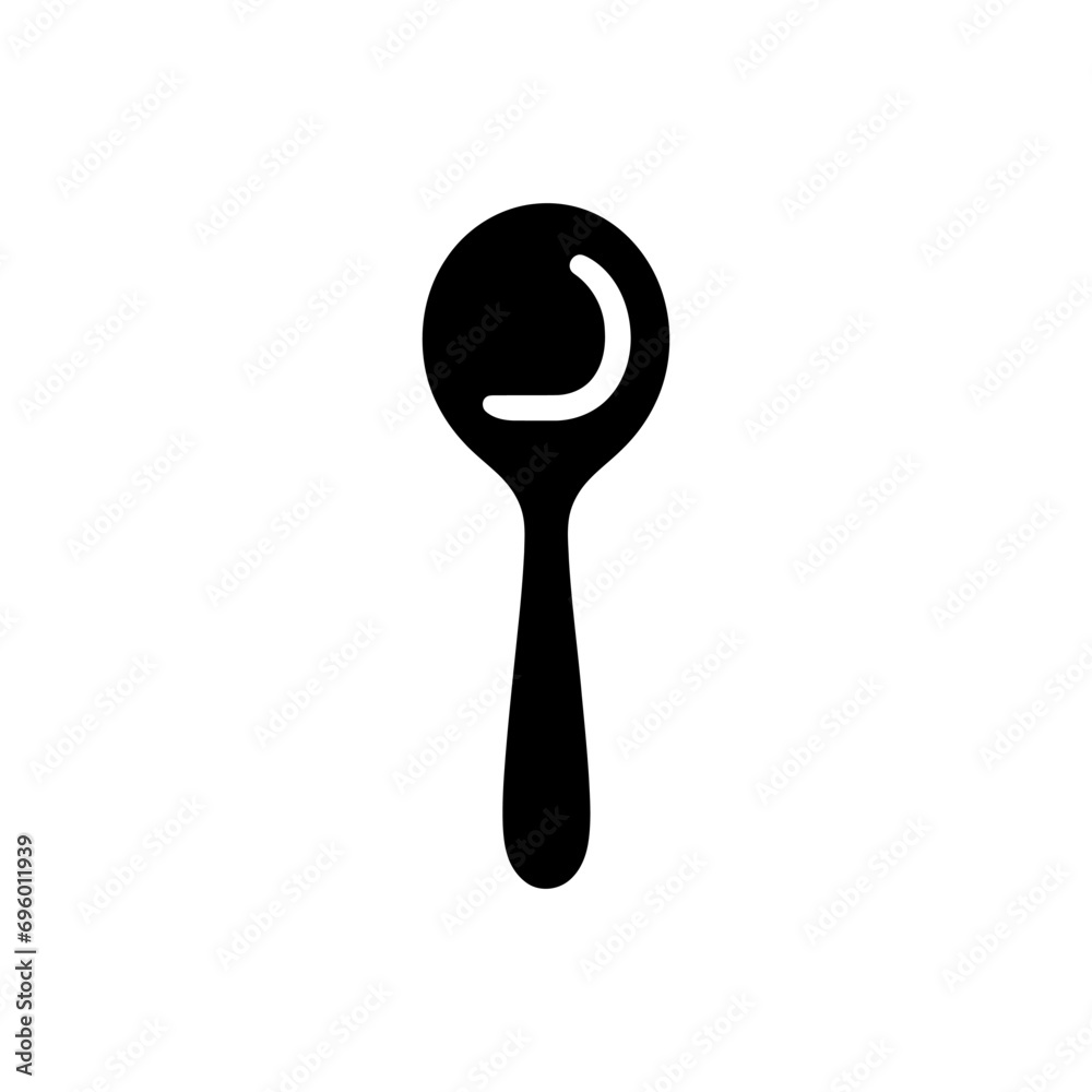 Coffee spoon icon Coffee spoon icon