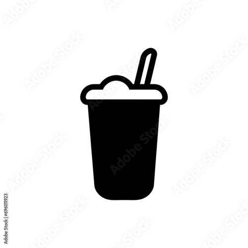 Coffee smoothie icon