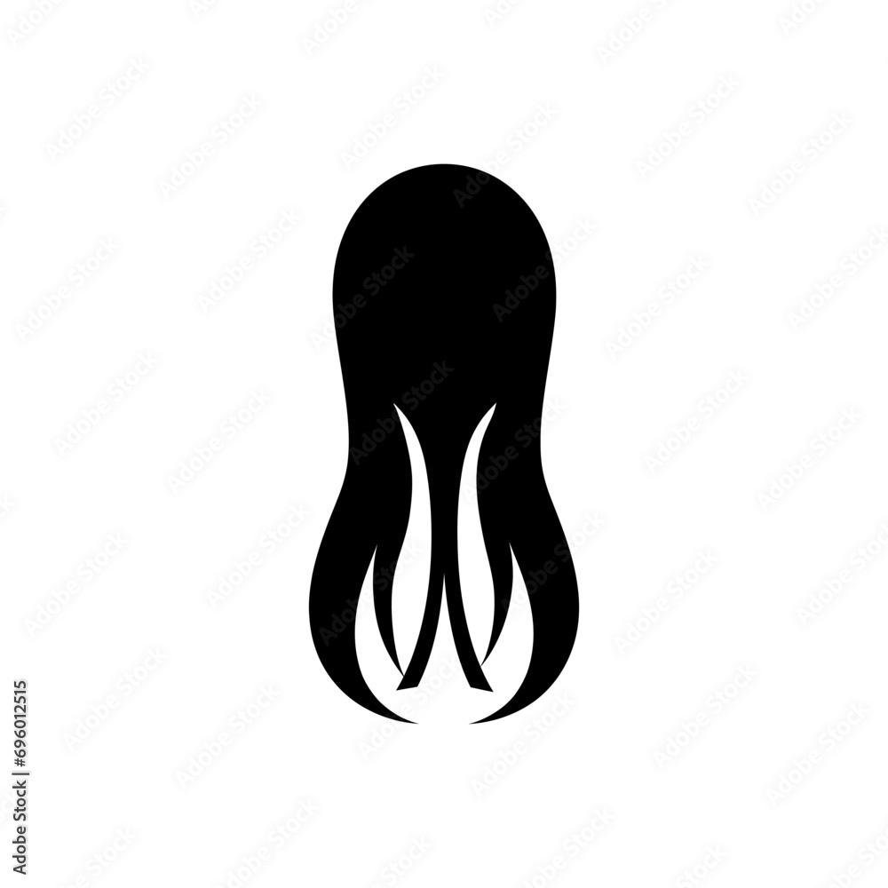 Hair extensions icon Hair extensions icon