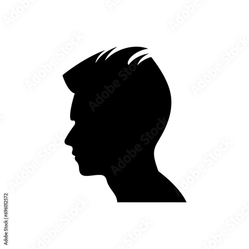 Hair style disconnected undercut icon